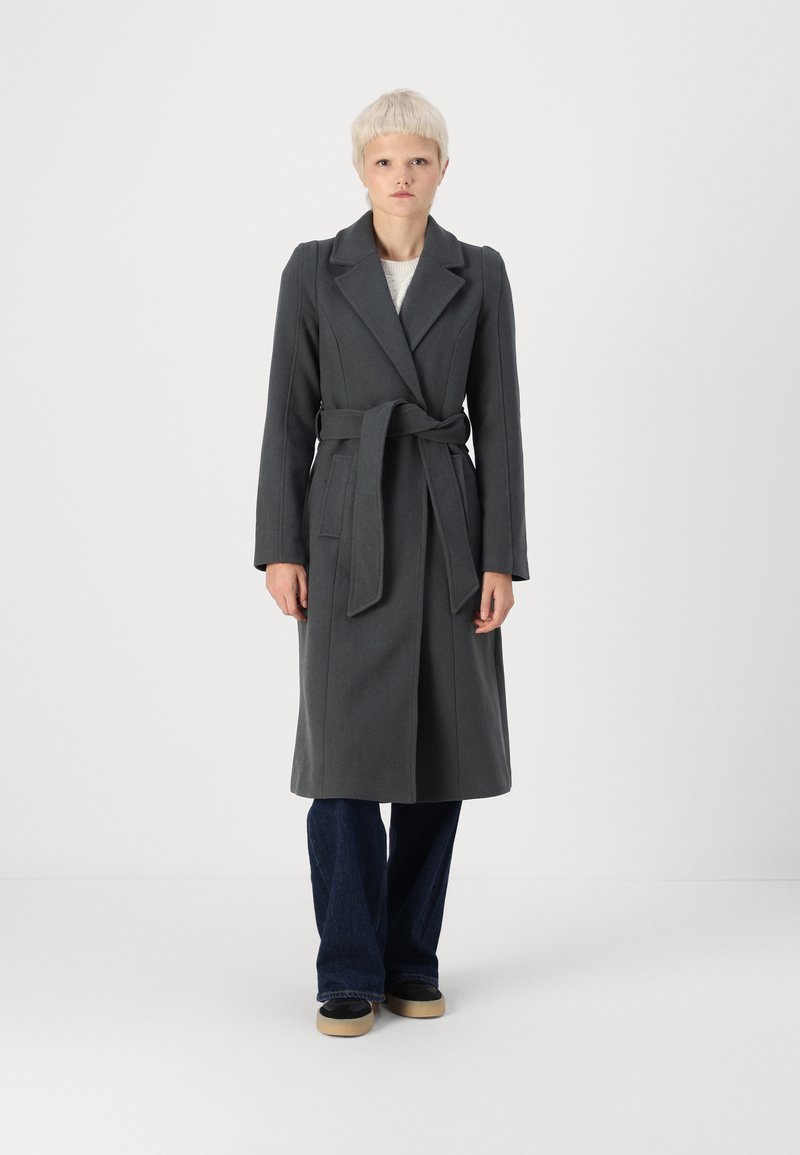 YAS YASKILIVA COAT - Klasikinis paltas - medium grey