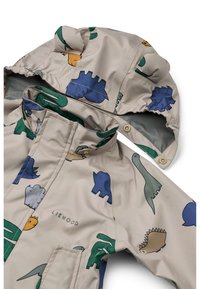 Liewood MANU SET UNISEX - Waterproof jacket - dinosaurs / mist