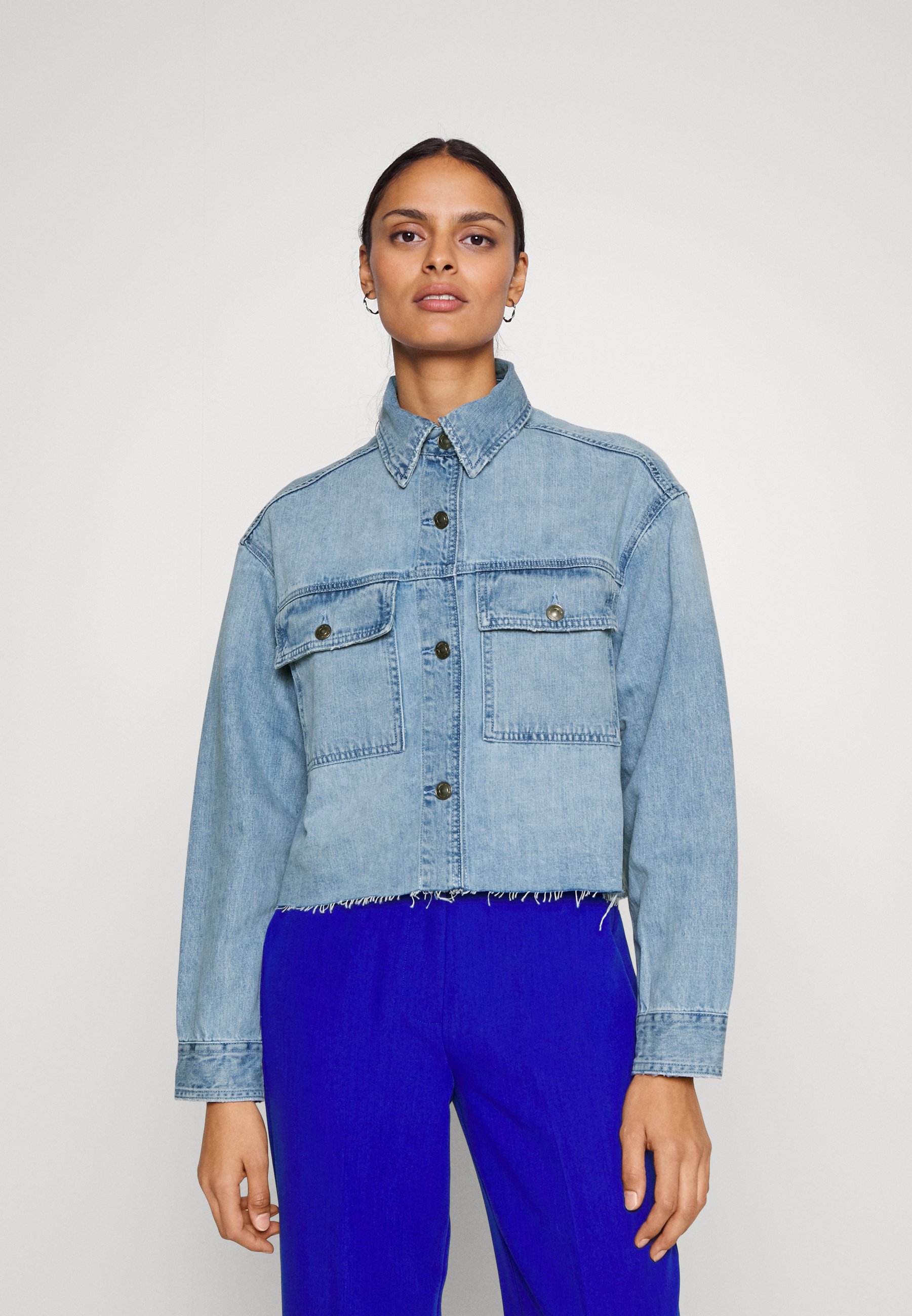 aerie SHACKET - Bomber Jacket - blue 