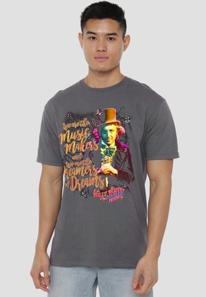 Cotton Soul, WILLY WONKA AND THE CHOCOLATE FACTORY/MUSIC MAKERS - Print T-shirt - anthracite