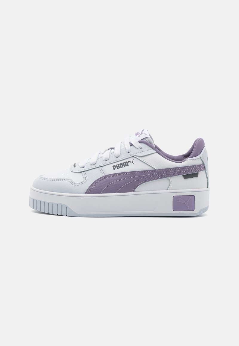 Puma CARINA STREET - Tenisky - white/pale plum/silver mist