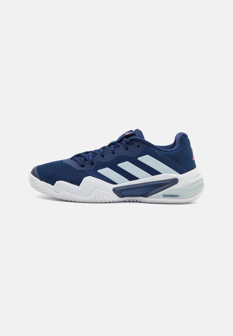 adidas Performance BARRICADE 13 CLAY TENNIS - Teniso bateliai molio dangos kortams - dark blue/halo blue/team shock pink