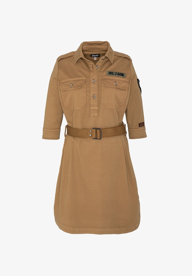 Schott ROBJANEW - Abito a camicia - camel