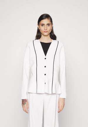 BUTTON UP CARDIGAN - Cardigan - white