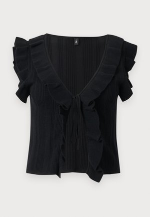 ONLY, ONLMARTINE LIFE FRILL - Top - black
