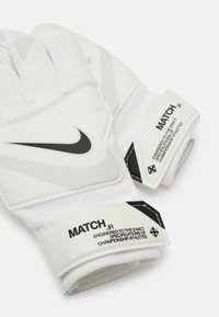 Nike Performance MATCH JR UNISEX - Guantes de portero - white/pure platinum/black