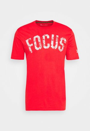 T-shirt med print - red