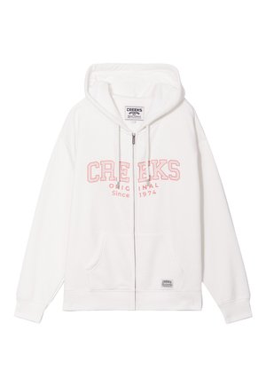 Creeks AMERICAN INSPIRATION; FASHION; COOL; EASY CREEKS ORIGINAL"  MIT REISSVERSCHLUSS UND KAPUZE - Jersey con capucha - white