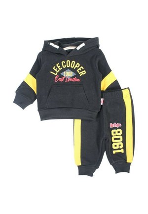 Lee Cooper, ENSEMBLE JOGGING IMPRIMÉ - Tuta - noir