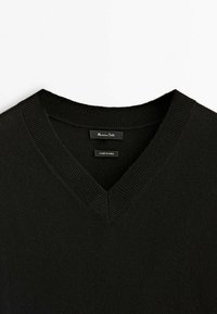 Massimo Dutti Pullover - black