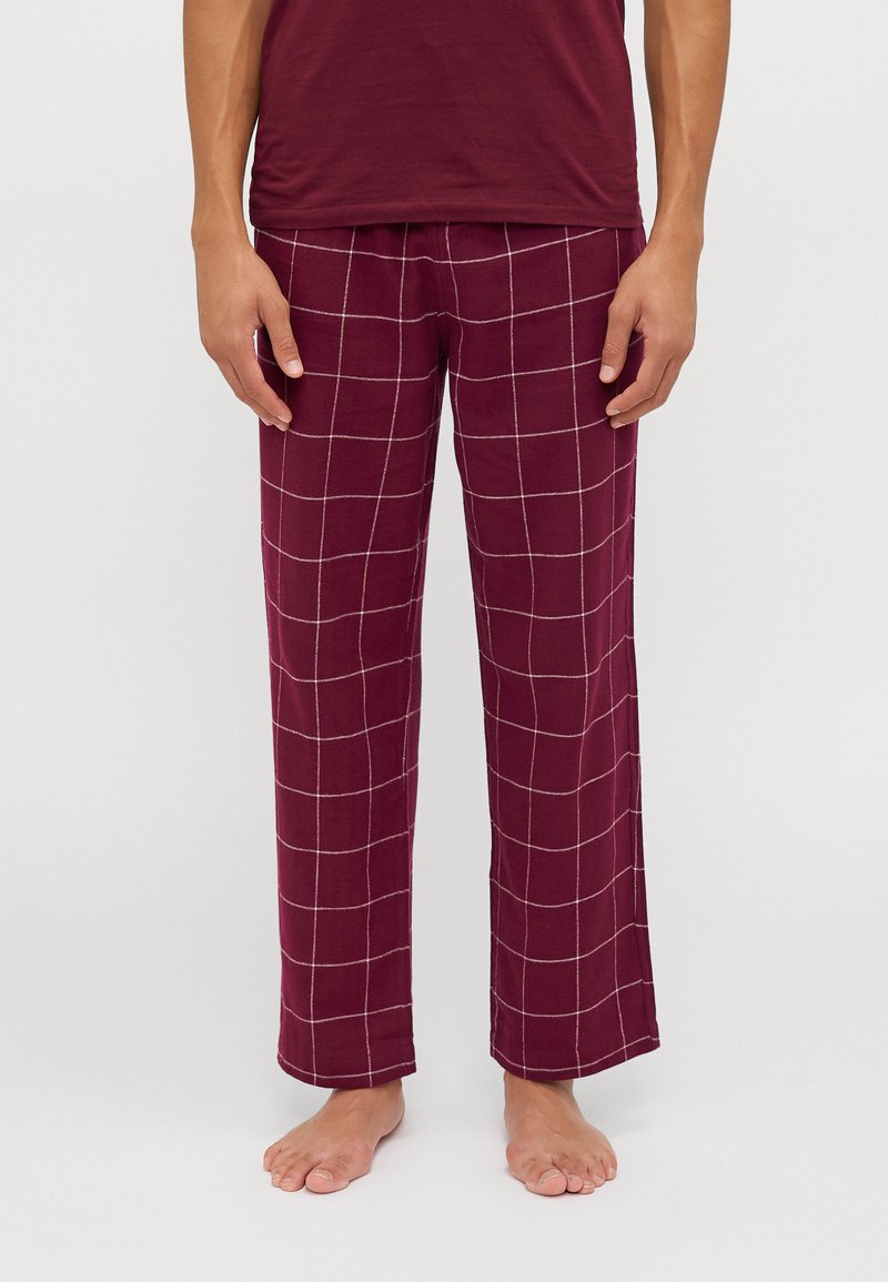 Polo Ralph Lauren SLEEP BOTTOM - Pyjamabroek - damson red/window pane