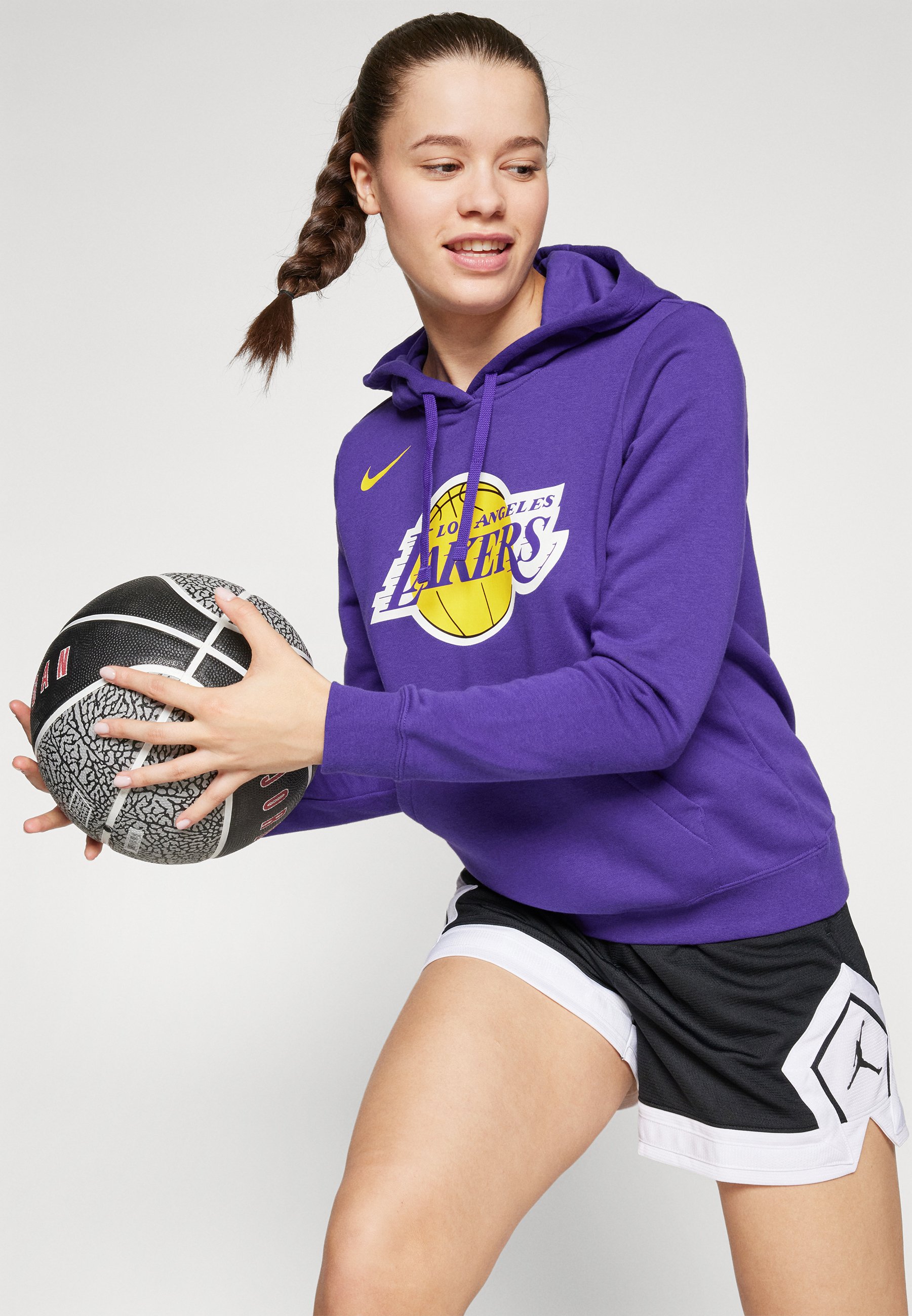 Nike Performance NBA LOS ANGELES LAKERS HOODIE - Equipación de clubes -  field purple/morado - Zalando.es