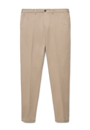 Calliope, PANTALONE LUNGO TINTA UNITA - Pantalon classique - tortora