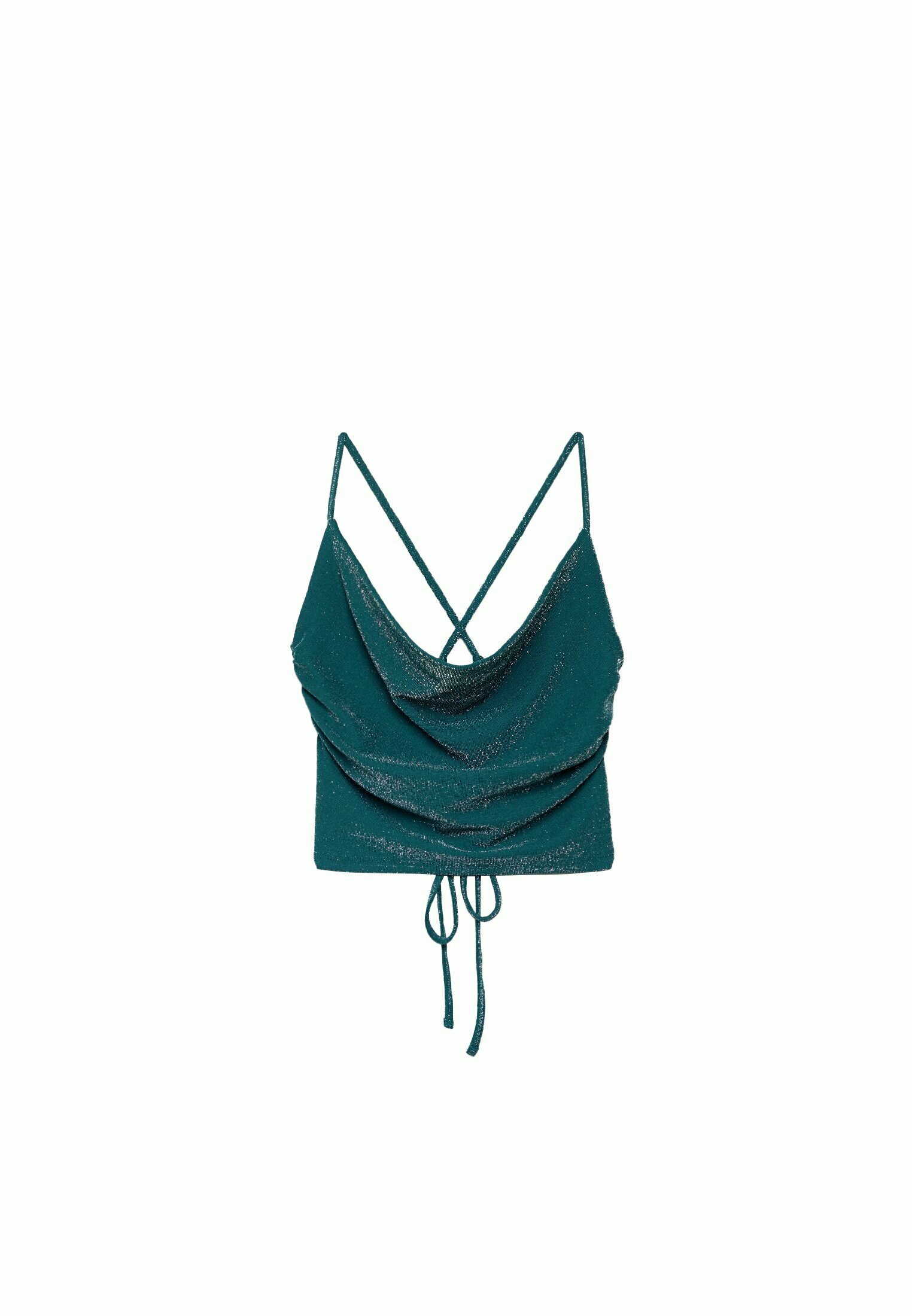 Mottled green top