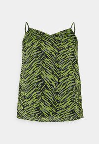CARTRINA SINGLET - Linne - black/green