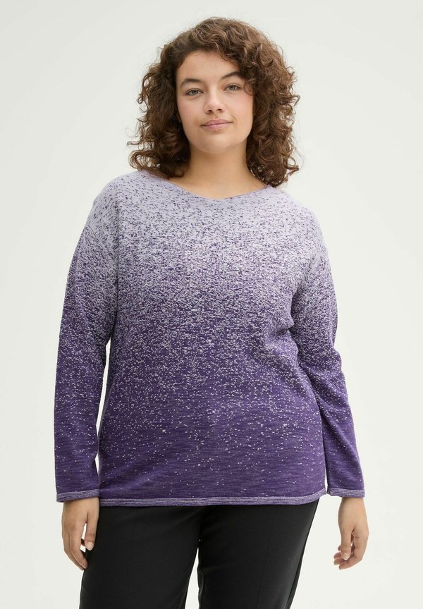 Strickpullover - violet degrade design