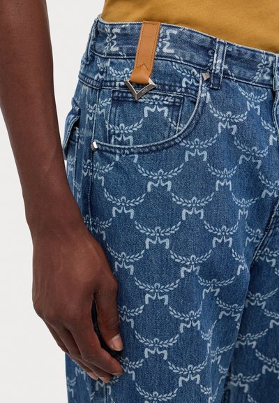 MCM DENIM  - Brīva piegriezuma džinsi - indigo