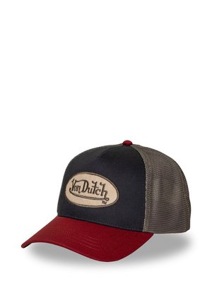 Von Dutch, TERRY UNISEX - Cap - red navy grey