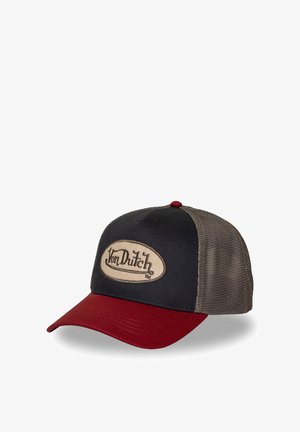 Von Dutch, TERRY UNISEX - Cap - red navy grey