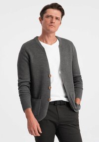 Ombre - SWCD - Cardigan - dark grey Miniaturebillede 1