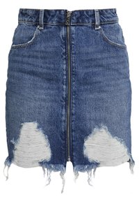 Guess Áčková sukně - blue denim