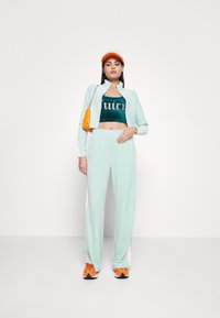 Juicy Couture COLOURBLOCK CROPPED TRACK  - Mikina so zipsom - greyed jade