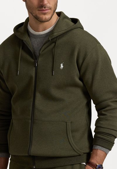 Polo Ralph Lauren Big & Tall DOUBLE-KNIT FULL-ZIP HOODIE - Tröja med dragkedja - alpine heather