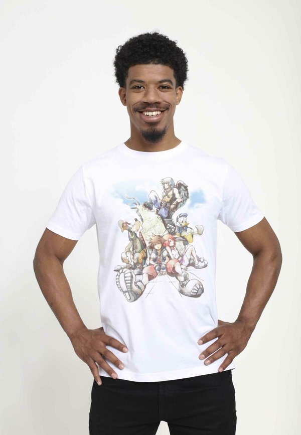 KINGDOM HEARTS GROUP IN THE CLOUDS UNISEX - T-Shirt print