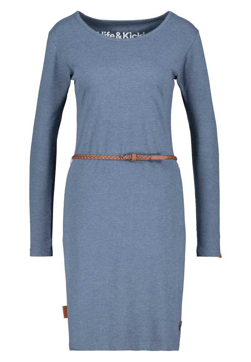 alife & kickin Jerseyjurk blauw gemêleerd alife & kickin Jerseyjurk blauw gemêleerd