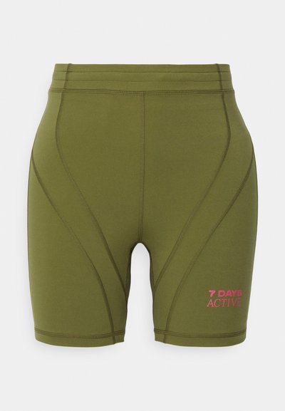 7 DAYS Active PANELLED BIKE SHORTS - Κολάν - capulet olive