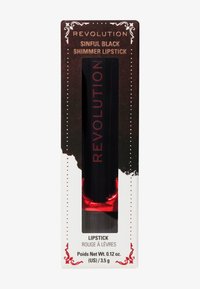 Makeup Revolution REVOLUTION TRULY SINFUL BLACK RING LIPSTICK - Läppstift - black