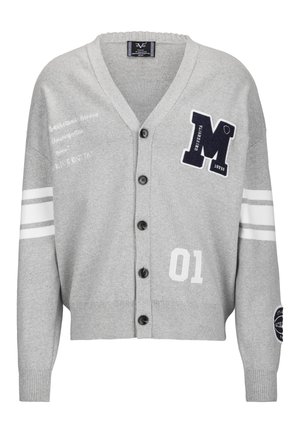 19V69 Italia, ALDO COLLEGE - Strickjacke - grey melange