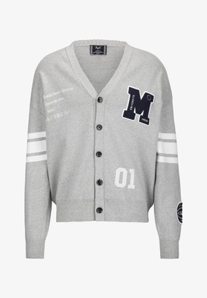 19V69 Italia, ALDO COLLEGE - Strickjacke - grey melange