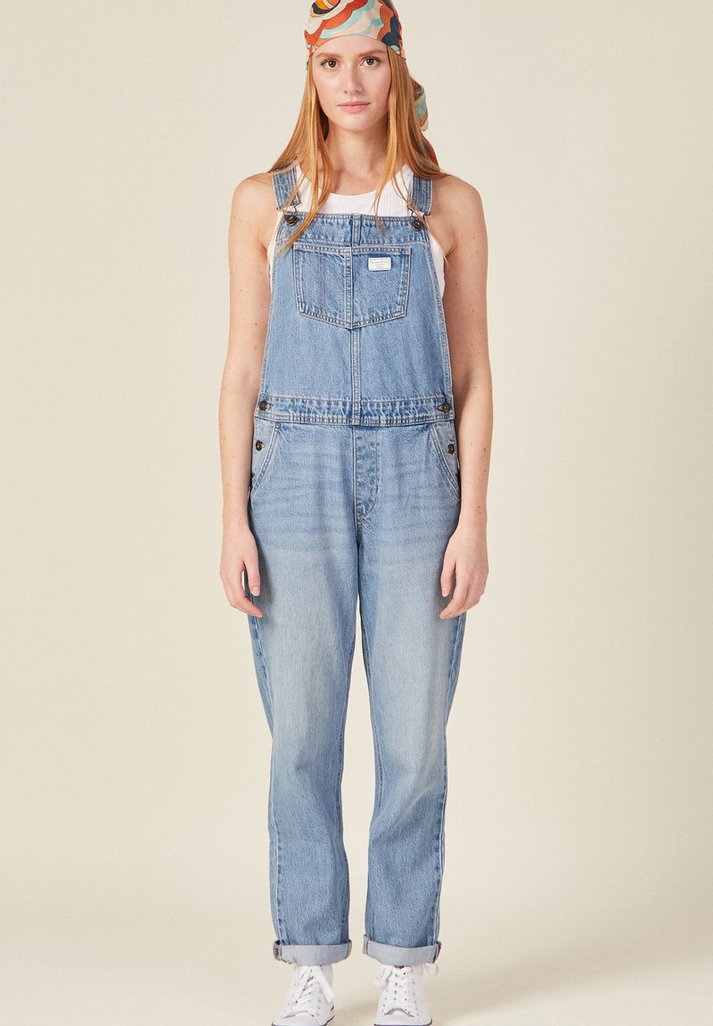 Salopette Denim A Gamba Larga Per Ragazze – Stile Y2K Hip Hop, Vintage Con Bretelle Regolabili E Tasche