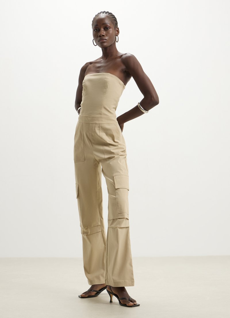Calliope LUNGA CARGO - Tuta jumpsuit - beige