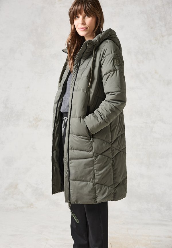 Wintermantel - grün
