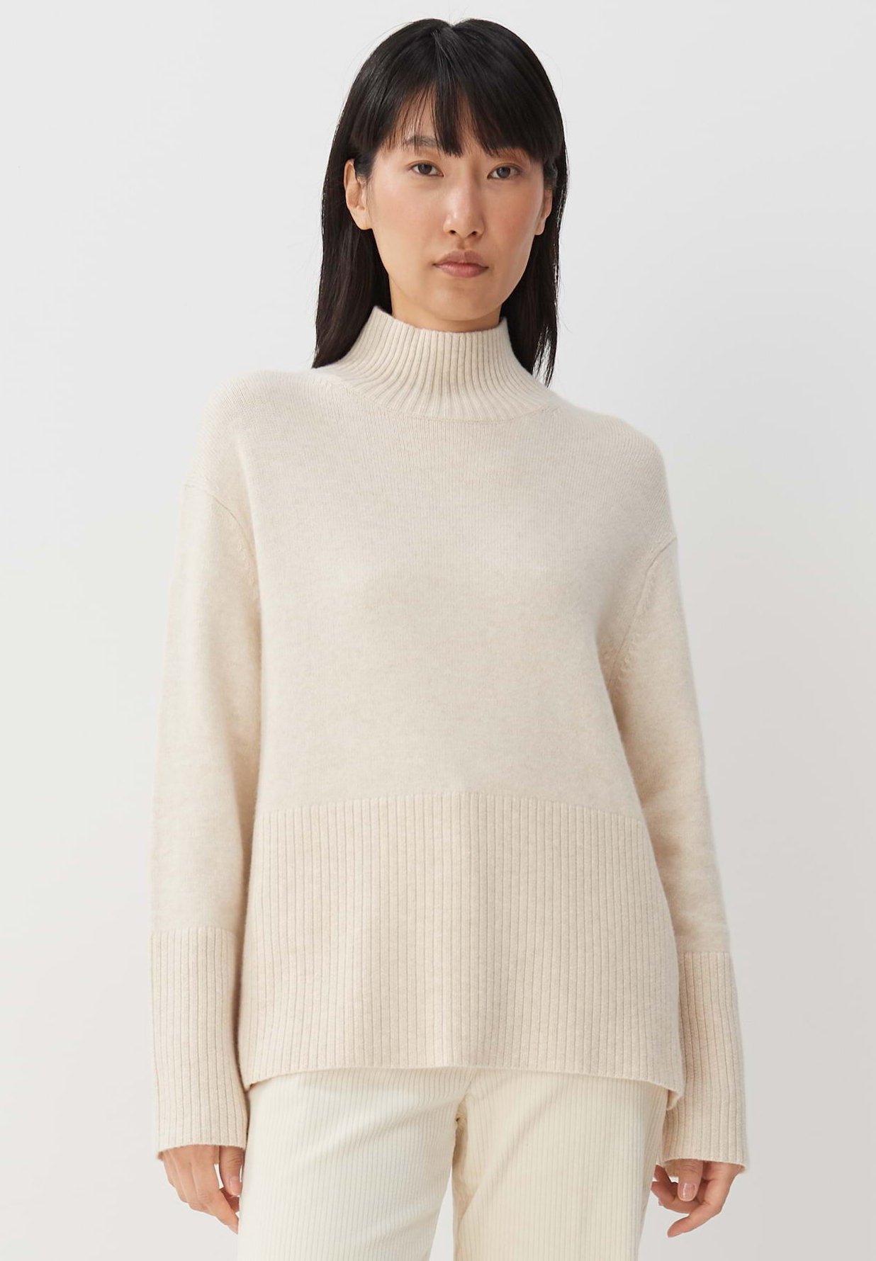 Someday. Triya Mellow Mélange Langarm - Damen Pullover In Gr. 36