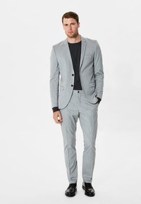 Selected Homme Pantalón de traje - light grey melange
