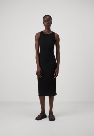 MIDI DRESS - Robe en jersey - black
