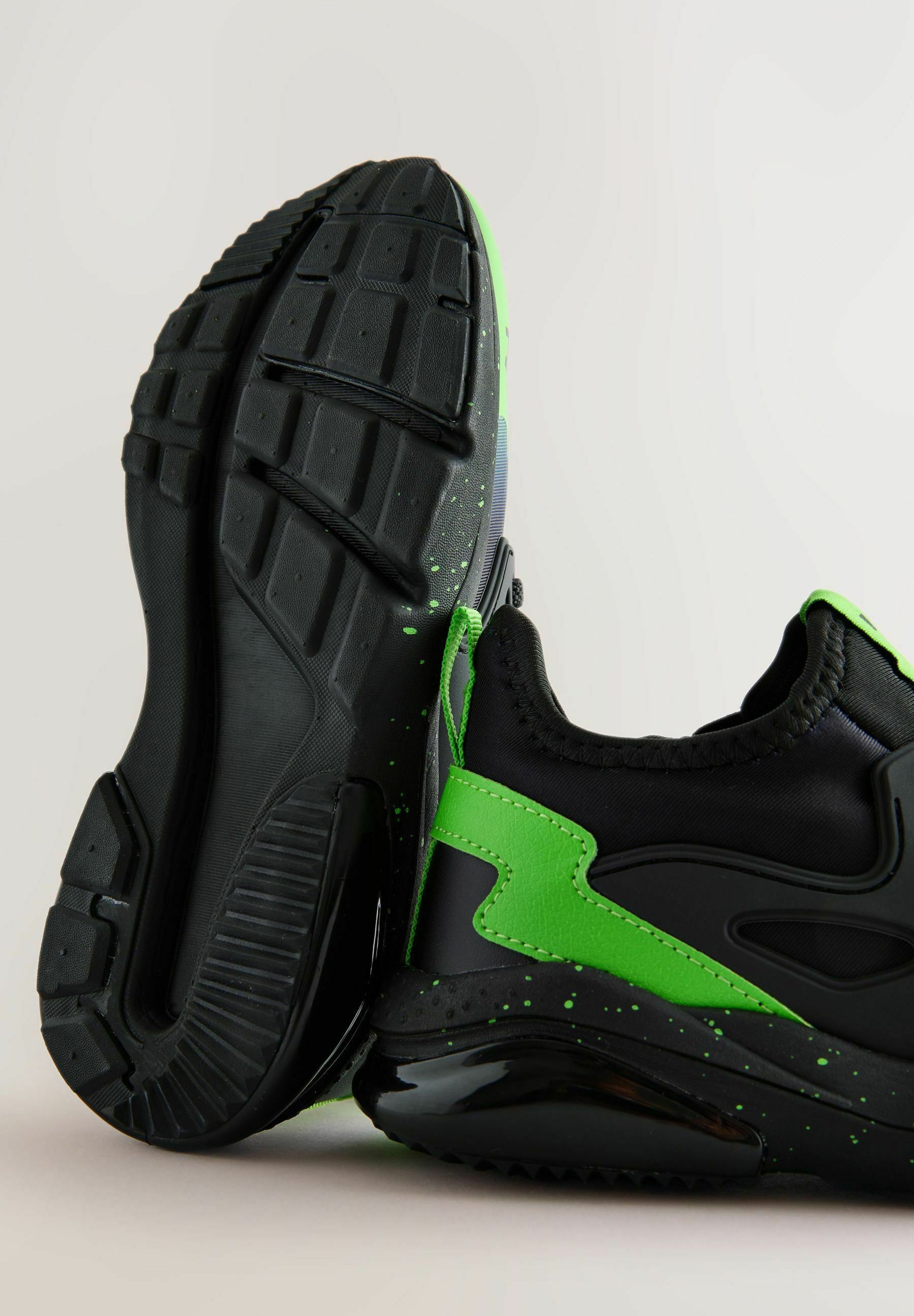 Next REGULAR FIT - MINECRAFT ELASTIC LACE - Sneakers low - green