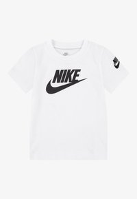 Nike Sportswear FUTURA EVERGREEN TEE UNISEX - Potiskana majica - white