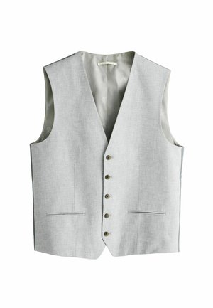 REGULAR FIT - BLEND TEXTURE SUIT WAISTCOAT   - Weste - grey