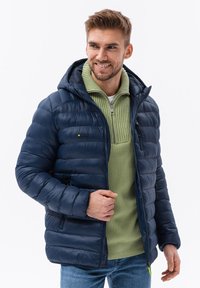 Ombre WITH HOOD - Zimní bunda - blue navy