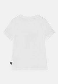 Puma LOGO TEE UNISEX - Camiseta estampada - white