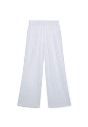 Terranova, PANTALONI WIDE LEG - Pantaloni - bianco ottico