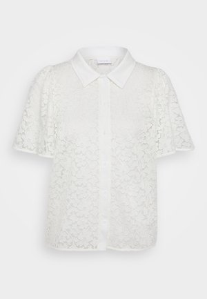 VILA VIJONIA SHIRT  - Bluza z gumbi - cloud dancer