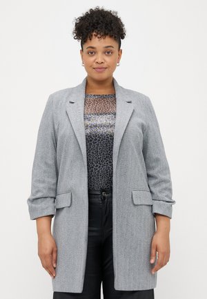 VMCFRYD 3/4 REGULAR - Halflange jas - dark grey melange