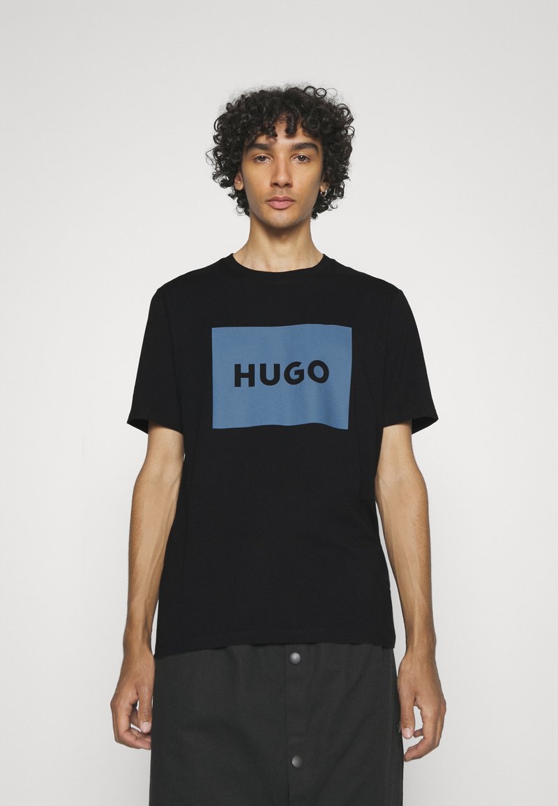 HUGO DULIVE - T-shirt estampada - black/blue