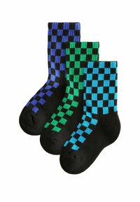 Next CUSHIONED FOOTBED 3 PACK - Socken - checkerboard
