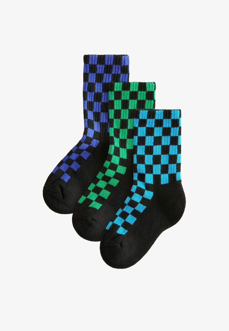 Next CUSHIONED FOOTBED 3 PACK - Socken - checkerboard